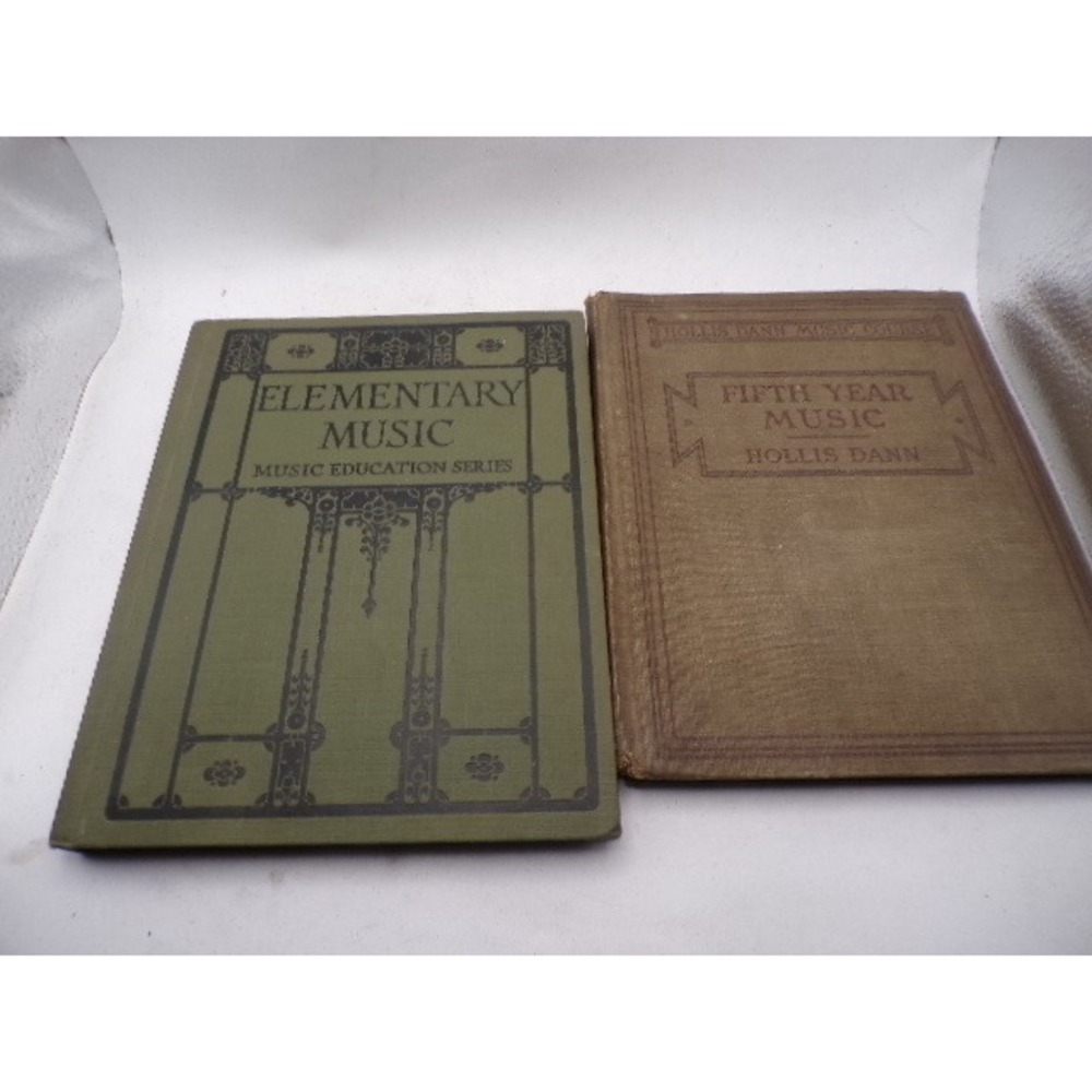 Vintage Music Education Books Elementary Music & Fifth Year Music Hollis Dann Se